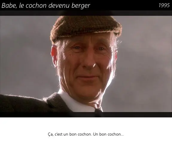Vignette : Babe, le cochon devenu berger